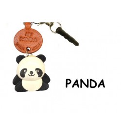 Panda Leather Animal Earphone Jack Accessory