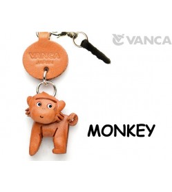Monkey Leather Animal Earphone Jack Accessory
