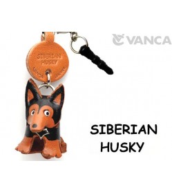 Siberian Husky Leather Dog Earphone Jack Accessory