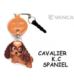 Cavalier K.C Spaniel Leather Dog Earphone Jack Accessory