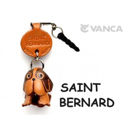 St.Bernard Leather Dog Earphone Jack Accessory