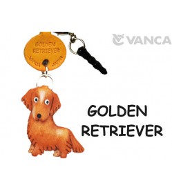 Golden Retriever Leather Dog Earphone Jack Accessory