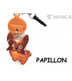 Papillon Leather Dog Earphone Jack Accessory