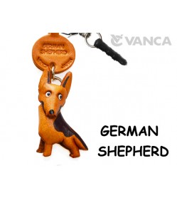 German Shepherd Leather Dog Earphone Jack Accessory