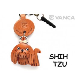 Shih Tzu Leather Dog Earphone Jack Accessory