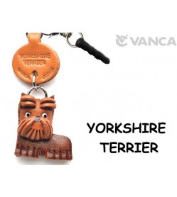 Yorkshire Terrier Leather Dog Earphone Jack Accessory