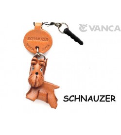 Schnauzer Leather Dog Earphone Jack Accessory