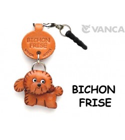 Bichon Frise Leather Dog Earphone Jack Accessory