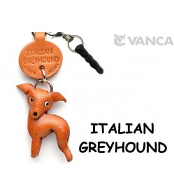 Italian Greyhound Leather Dog Earphone Jack Accessory