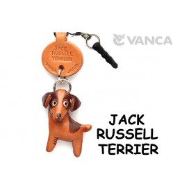 Jack Russell Terrier Leather Dog Earphone Jack Accessory
