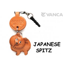 Japanese Spitz Leather Dog Earphone Jack Accessory