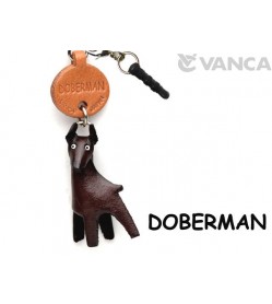 Doberman Leather Dog Earphone Jack Accessory