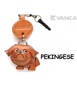 Pekingese Leather Dog Earphone Jack Accessory