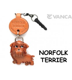 Norfolk Terrier Leather Dog Earphone Jack Accessory