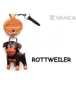 Rottweiler Leather Dog Earphone Jack Accessory
