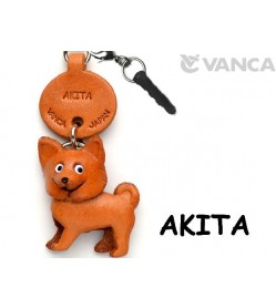 Akita Leather Dog Earphone Jack Accessory