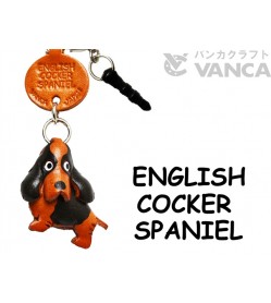 English Cocker Spaniel Leather Dog Earphone Jack Accessory