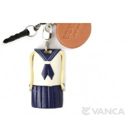 Uniform Girls Sailor Suit Leather goods Earphone Jack Accessory