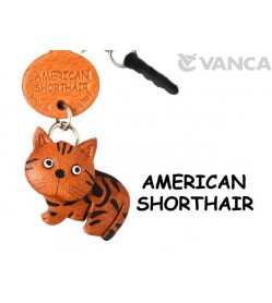 American Shorthair Leather Cat Earphone Jack Accessory