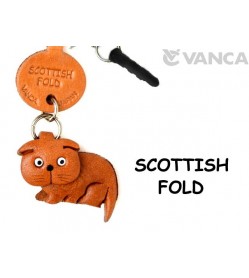 Scottish Fold Leather Cat Earphone Jack Accessory