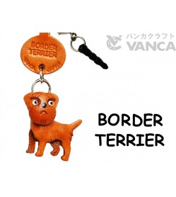 Border Terrier Leather Dog Earphone Jack Accessory