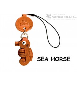 Sea horse Japanese Leather Cellularphone Charm Fish 