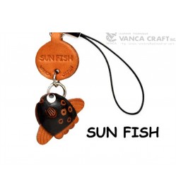 Sunfish Japanese Leather Cellularphone Charm Fish 