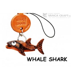 Whale shark Japanese Leather Cellularphone Charm Fish 