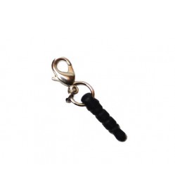 Japanese Leather Earphone Jack Charm Metal fittings #47000