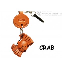 Crab Leather Fish & Sea Animal Earphone Jack Accessory