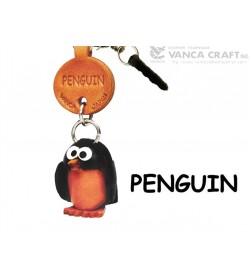 Penguin Leather Fish & Sea Animal Earphone Jack Accessory