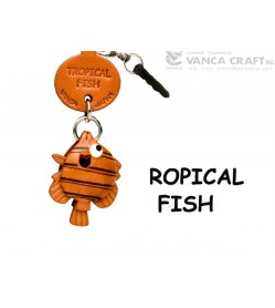 Tropical Fish Leather Fish & Sea Animal Earphone Jack Accessory