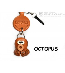 Octopus Leather Fish & Sea Animal Earphone Jack Accessory