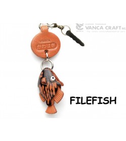 Filefish Leather Fish & Sea Animal Earphone Jack Accessory