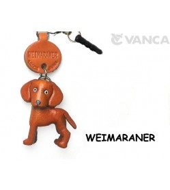 Weimaraner Leather Dog Earphone Jack Accessory