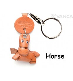 Horse Japanese Leather Keychains Animal 