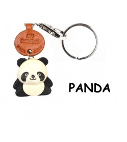 Panda Leather Keychains Animal