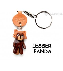 Lesser panda Japanese Leather Keychains Animal