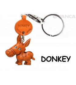 Donkey/Ass Japanese Leather Keychains Animal