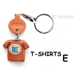 E(Blue) Japanese Leather Keychains T-shirt