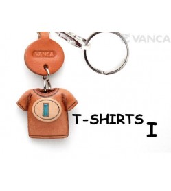 I(Blue) Japanese Leather Keychains T-shirt