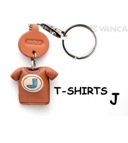 J(Blue) Japanese Leather Keychains T-shirt