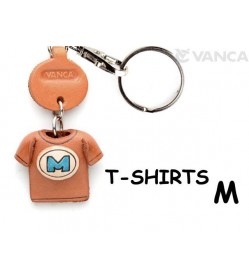 M(Blue) Japanese Leather Keychains T-shirt