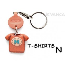 N(Blue) Japanese Leather Keychains T-shirt