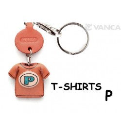 P(Blue) Japanese Leather Keychains T-shirt