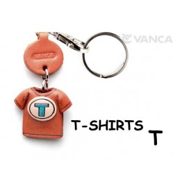 T(Blue) Japanese Leather Keychains T-shirt