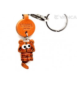 Tiger Leather Keychains Little Zodiac Mascot