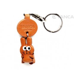 Rabbit Leather Keychains Little Zodiac Mascot