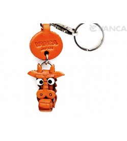 Dragon Leather Keychains Little Zodiac Mascot