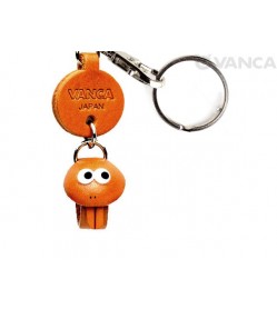 Snake Leather Keychains Little Zodiac Mascot